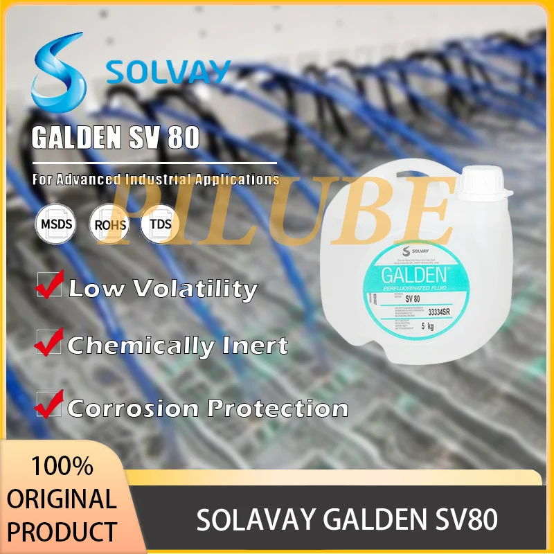 

SOLVAY GALDEN SV 80, полностью фторированное полиэфирное масло, высокая производительность, термостабильность и химическая стойкость, оригинальный продукт