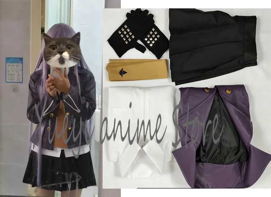 

Женский костюм для косплея Киригири Кёко, школьная форма, полный комплект, костюмы на Хэллоуин — на заказ