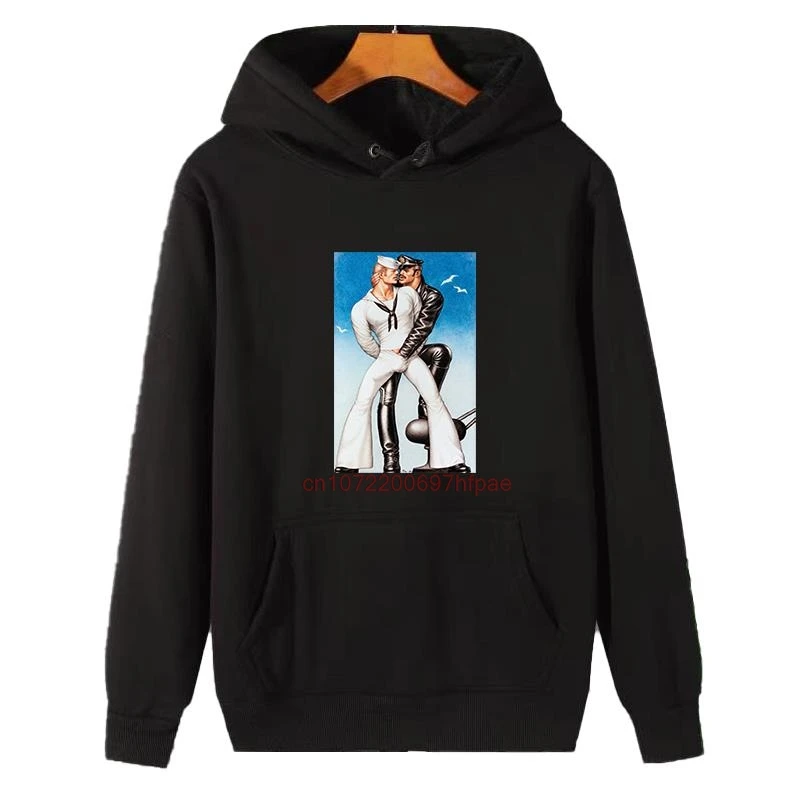 Lgbt Gay Schwul Tom Of Finland Sailor Matrose Cops King Cotton Hooded Sweatshirts Winter Essentials Fleece Hoodie Men Sportswear
