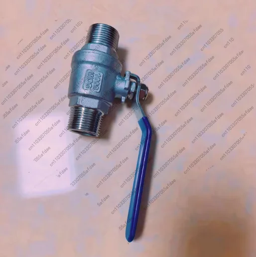 1pc stainless steel double external teeth threaded valve two-piece double external wire ball valve 6 points 1/ 1.2inch
