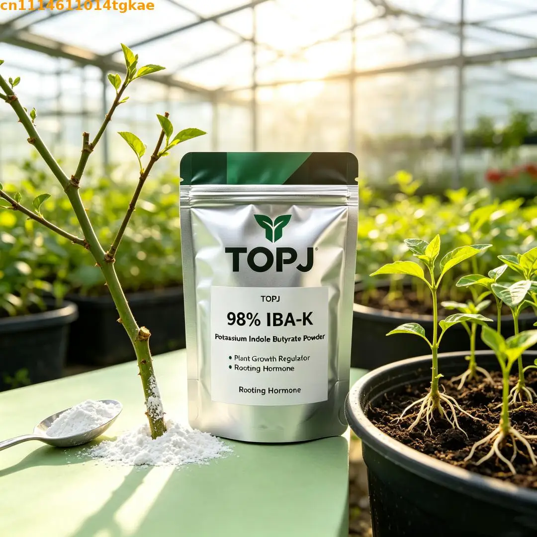 Topj 98% Iba-k Potassium Indole Butyrate Powder For Plant Cutting Tissue Culture Research