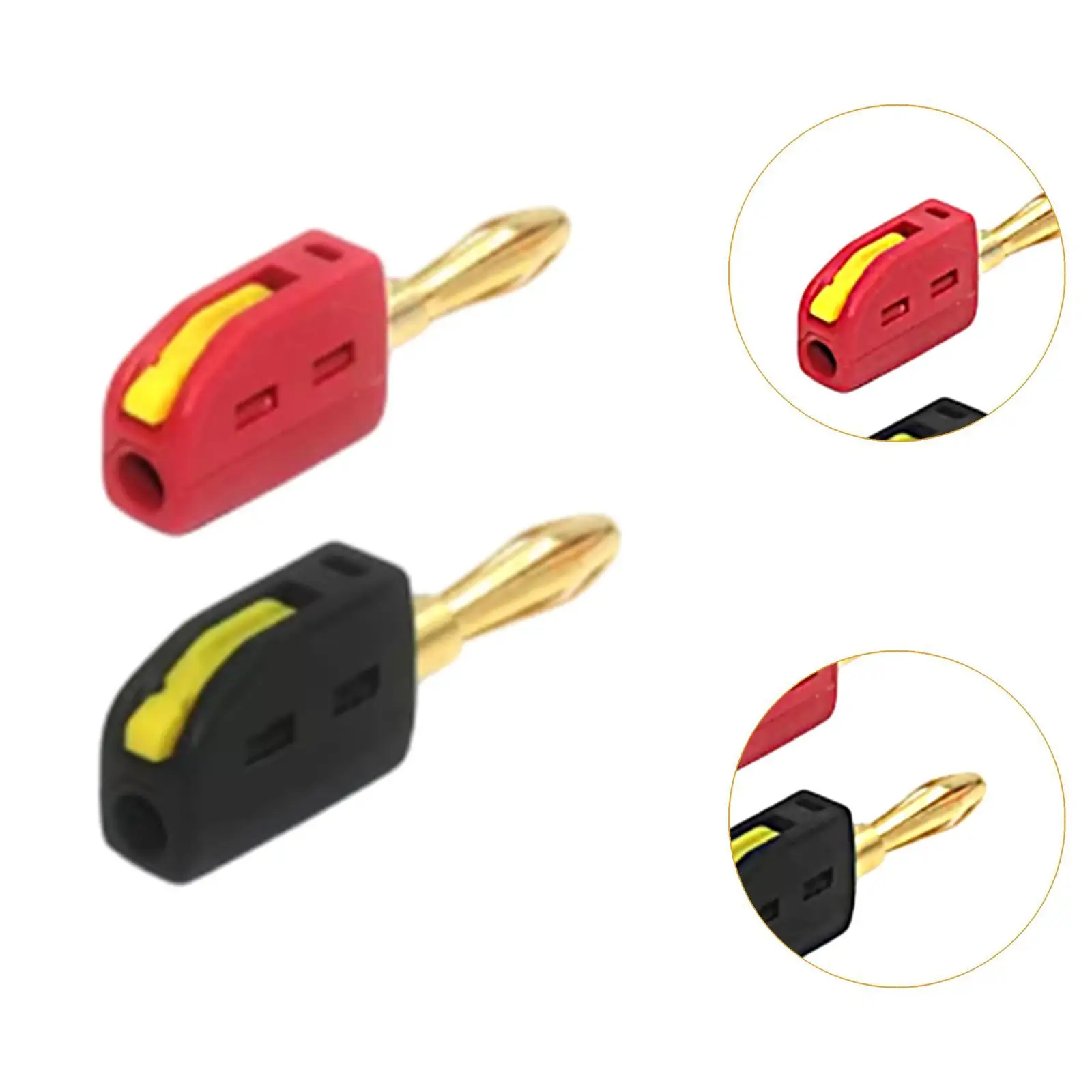 10x 4mm Banana Plug Premium Professional Spare Parts Banana Connector