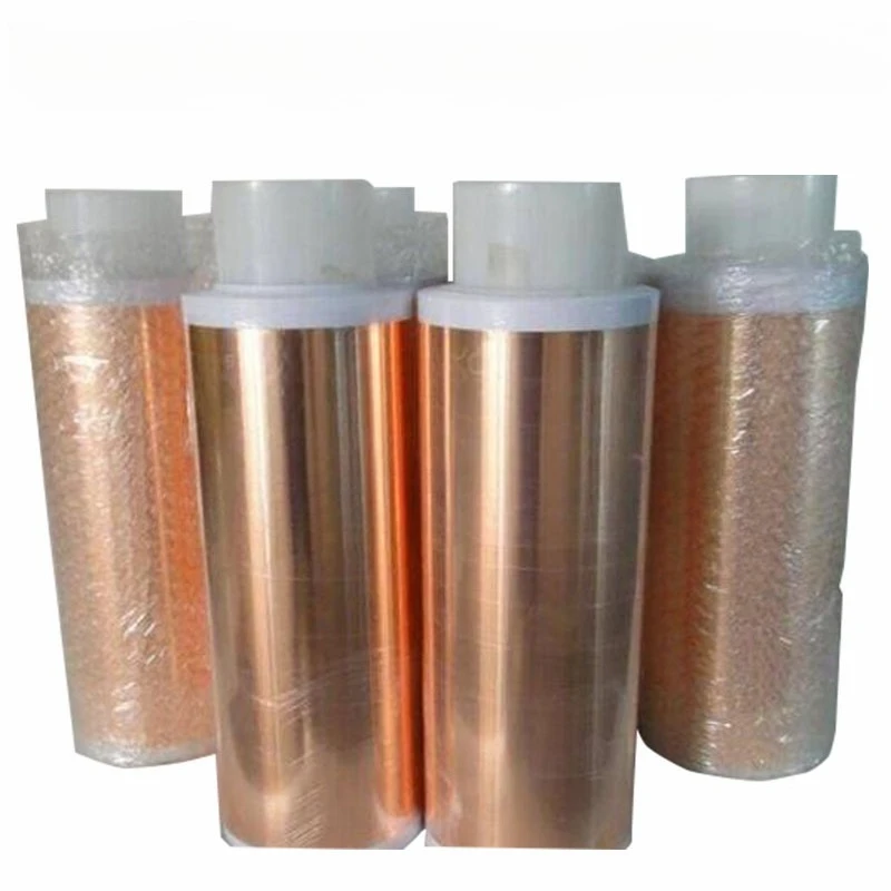 

Медная фольга для литиевых батарей. Односторонняя яркая U-образная и двухсторонняя яркая медная фольга D для сбора жидкостей.