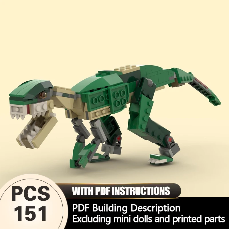 

Creators Animal Series Model MOC Building Bricks Polonosuchus Silesiacus Modular Technology Gifts Holiday Assemble Children Toys