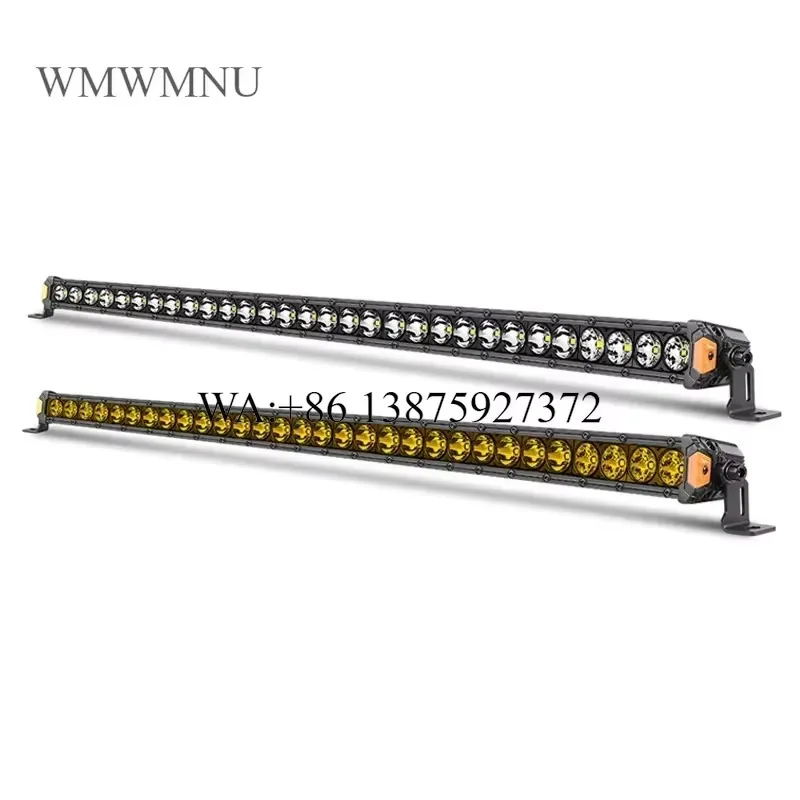 Wmwmnu 30 Inch Amber or White Light Color 150W 12V Led Grille Bumper Bar Light with Wiring Harness Kit for Tacoma