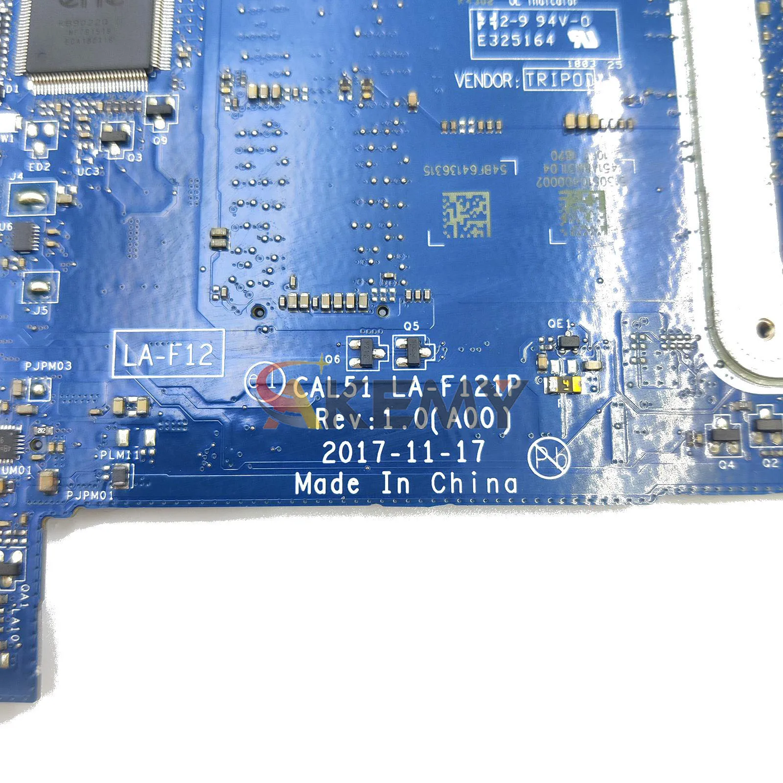 CAL51 LA-F121P para DELL Inspiron 5575 5775 placa base para portátil R3 R5 R7 placa base para ordenador portátil 0GMXP8 0525HD 9XH0N 100% probado OK