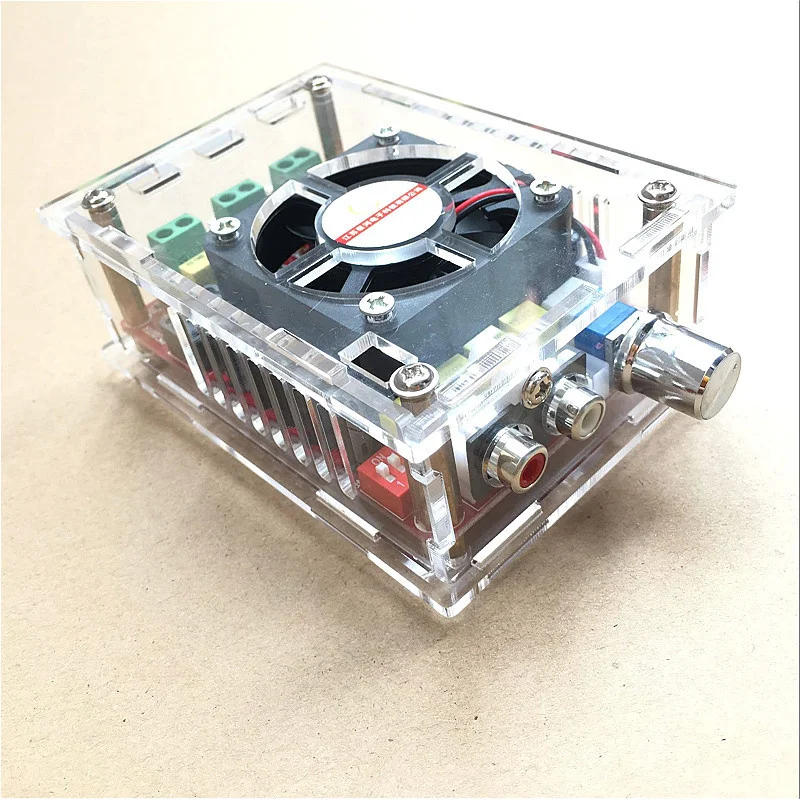 

XH-A101 High Power Digital Amplifier BoardTDA7498Chinese Folding Fan with Shell2*100WPower SupplyDC9-34V