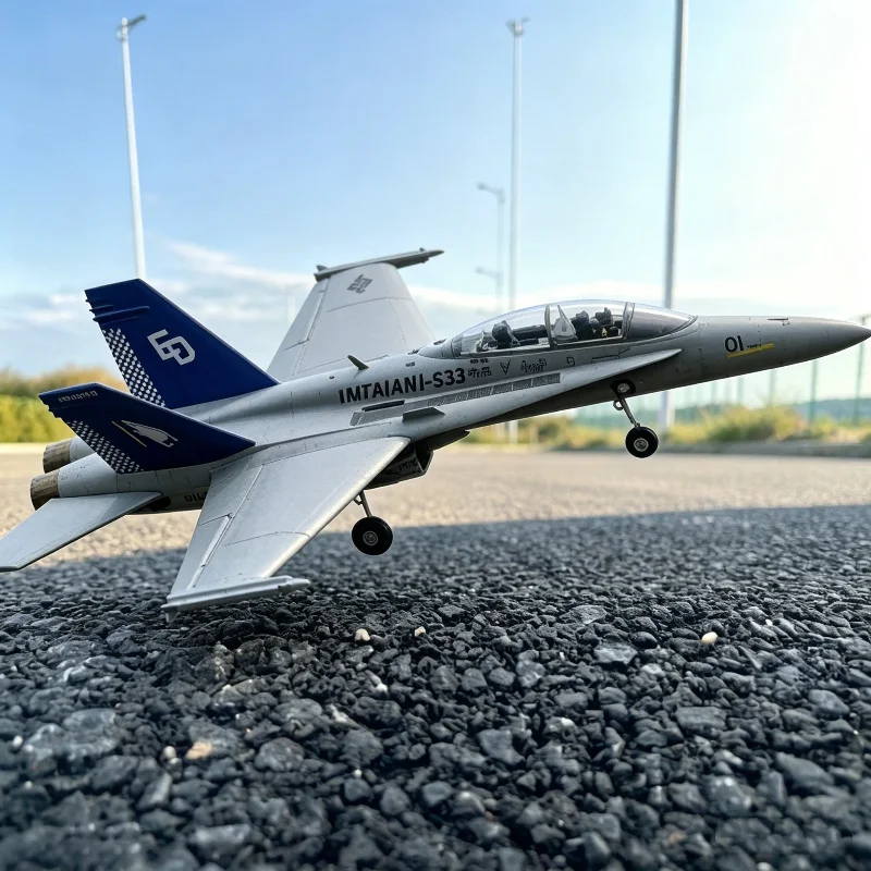 Hot XFly Remote Control F-18 Hornet Dual 40mm Ducted Fighter 4CH High-Speed RC Electric Fixed-Wing Aircraft Model For Enthusiast