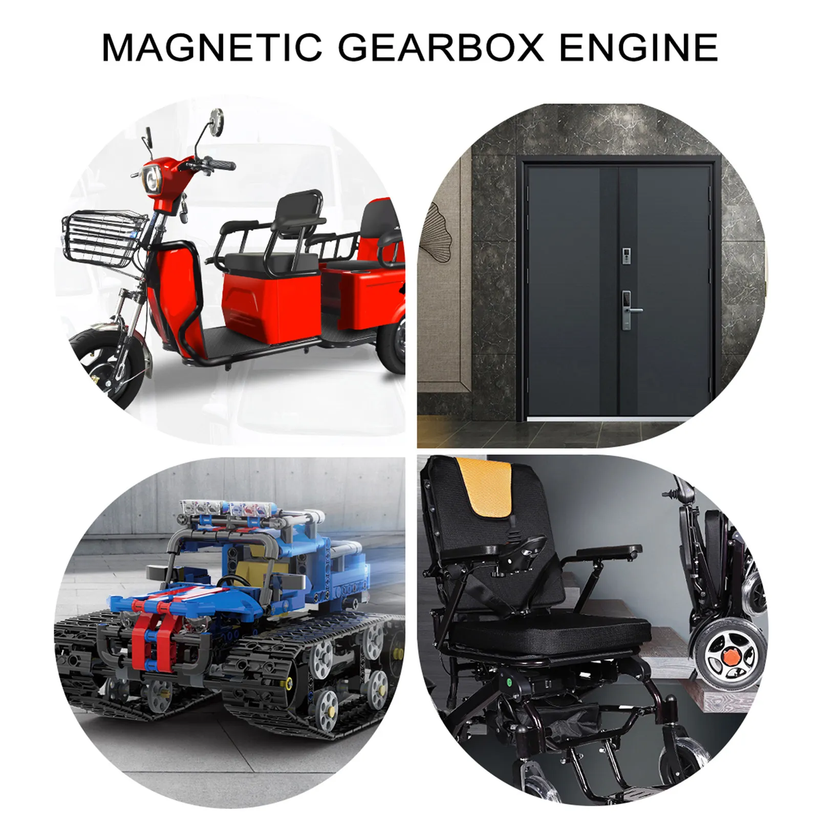 

5Pcs Electric Motor 12V Dc High Torque Geared Motor for DIY Robot Rc Car Mini Vehicle Electronic Door Lock System