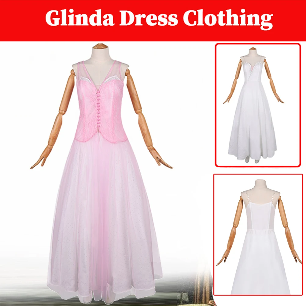 costume-de-cosplay-glinda-pour-femmes-jupes-en-dentelle-blanches-et-roses-robe-de-princesse-feerique-pour-femmes-adultes-deguisement-d'halloween