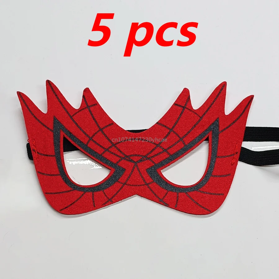 1/5/10 Pcs Disney Marvel Spider-Man Halloween Masks Cosplay Mask Gift Christmas Birthday Party Costume Mask For Kids