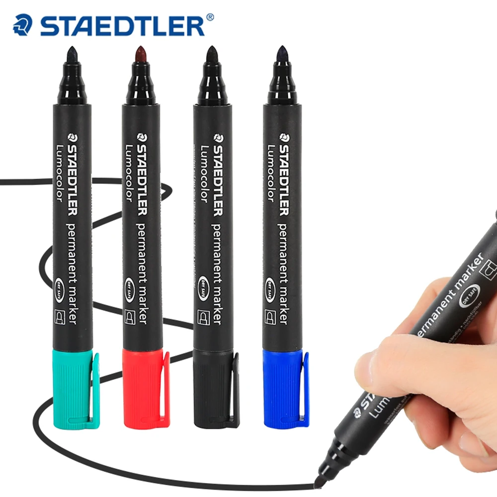 

3 шт. немецкие маркеры STAEDTLER на масляной основе 352, водонепроницаемые, для промышленного рисования, большая емкость, 2,0 мм, постоянные офисные принадлежности