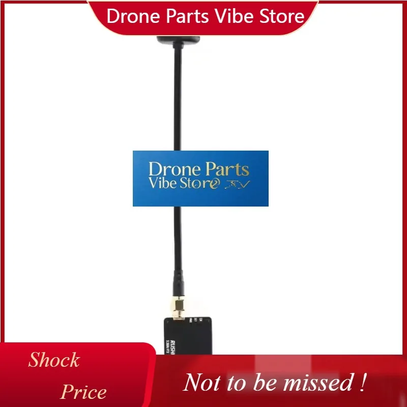 

DParts1RushFPV 3.3G 2W VTX 8CH 2000MW Audio Video FPV Transmitter Receiver Module 7-30V RC Remote Plastic DIY Drone Parts For