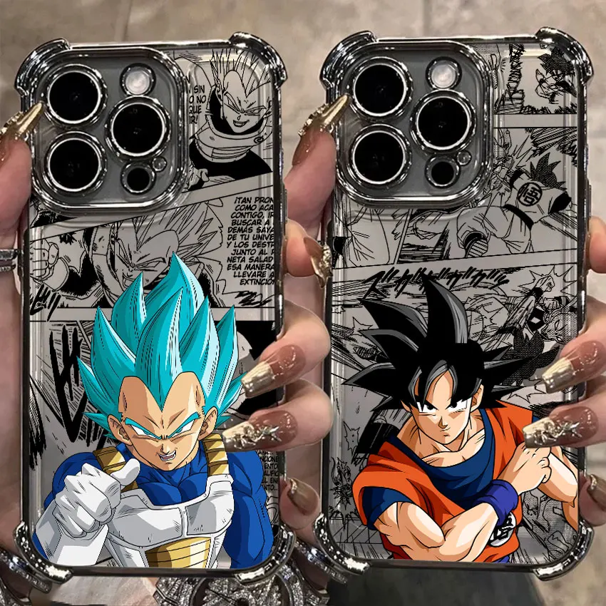 Funda Gogeta Zamasu Goku Dragons Balls GT para Samsung A56 A57 A55 A54 A52 A53 A37 5G A36 A17 A34 A35 A33 A26 A25 A16 A06 A07 Cove