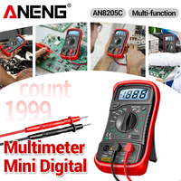 ANENG AN8205C Digital Multimeter AC/DC Ammeter Volt Ohm Tester Meter Multimetro With Thermocouple LCD Backlight Portable