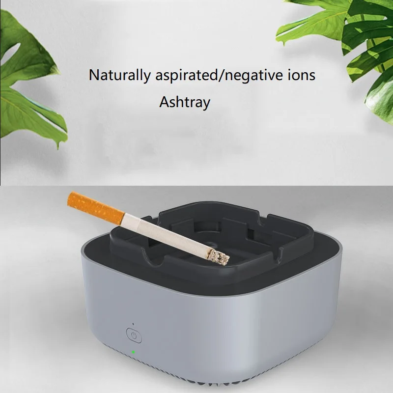 R&R Cigarette Ashtray with Air Purifier Function Automatic Filtering Second-Hand Smoke From Remove Odor Smoking Accessories