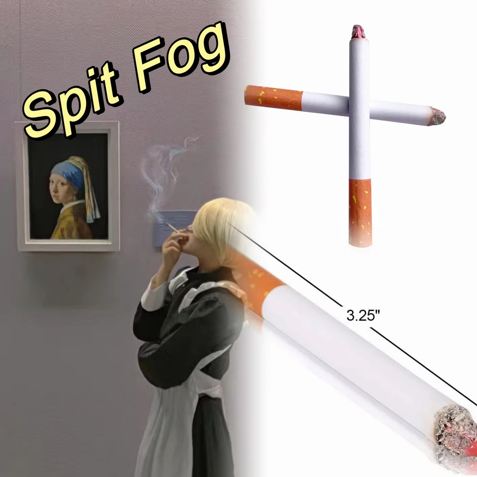 CLESEN - Fake Puff Cigarettes- Blow Fake SmokeIt even spits out fake cigar  - Faux Cigs, 3, 25 in, TV, halloween makeup. SFX