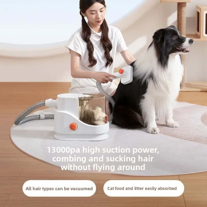 Pet cat and dog cleaning machine, professional electric push and shear multi-functional hair trimmer