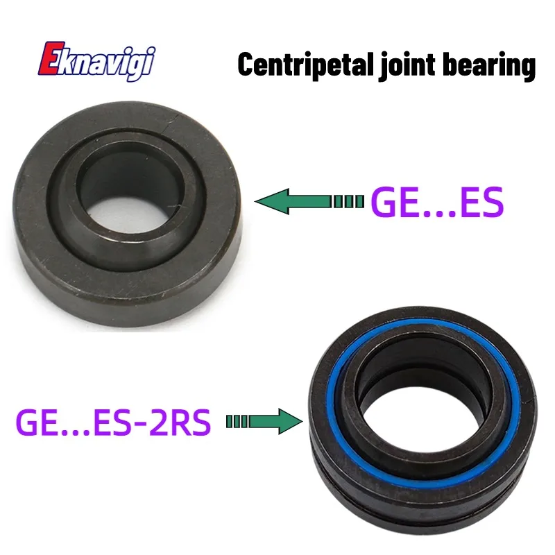 

2PCS GE15/17/20/25/30/35/40ES GE15/17/20/25/30/35/40-2RS Universal Self-lubricating Radial Joint Bearings