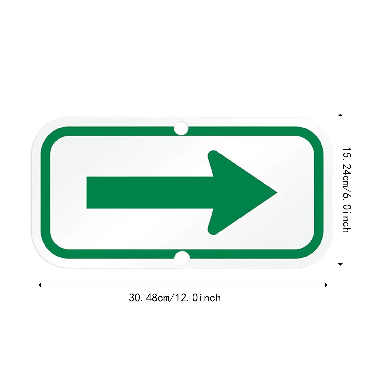 Reflective Sign Street Sign Reflective Arrow Sign Waterproof for Guiding Direction of Roads Arrow Directional Markers Arrow Sign