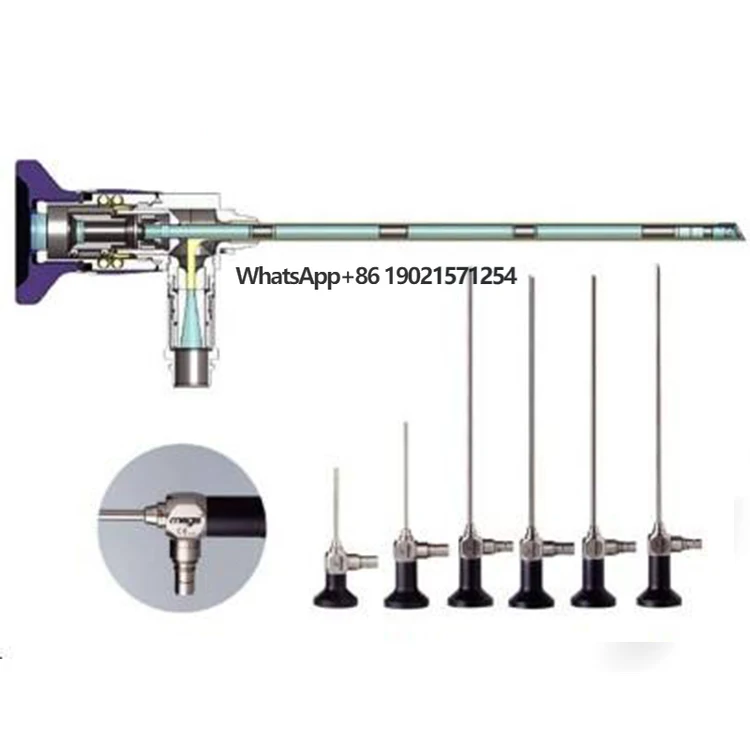 Shenda Endoscope of Accessories Laryngoscope 2.7mm/3mm/4mm/6mm/8mm/10mm  0/12/30/45/70/90/110 Degree ENT Telescope