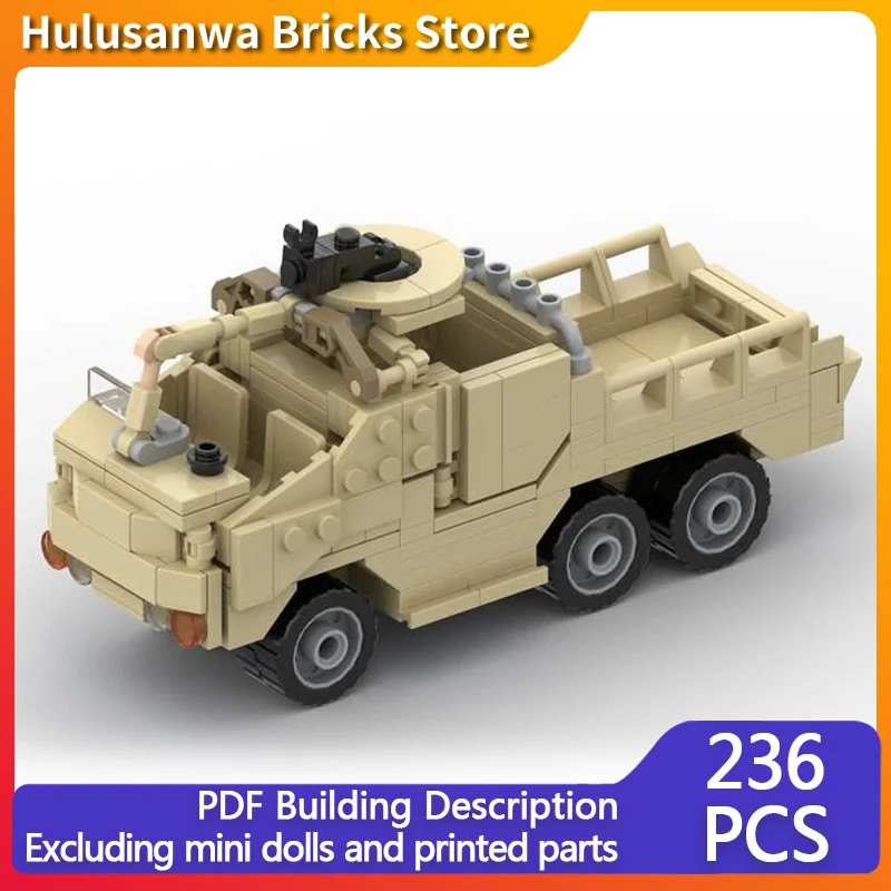 

Coyote TSV Armored Car Model MOC Building Bricks War Equipment Modular Technology Gifts Holiday Assemble Children Toys Suit