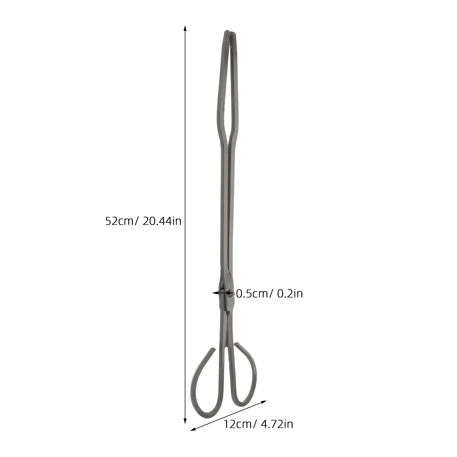 ملقط منتزع من الحديد شديد التحمل من الخشب والحطب والفحم والفحم في الأماكن المغلقة والخارجية ومقابض مريحة وقبضة مريحة #3