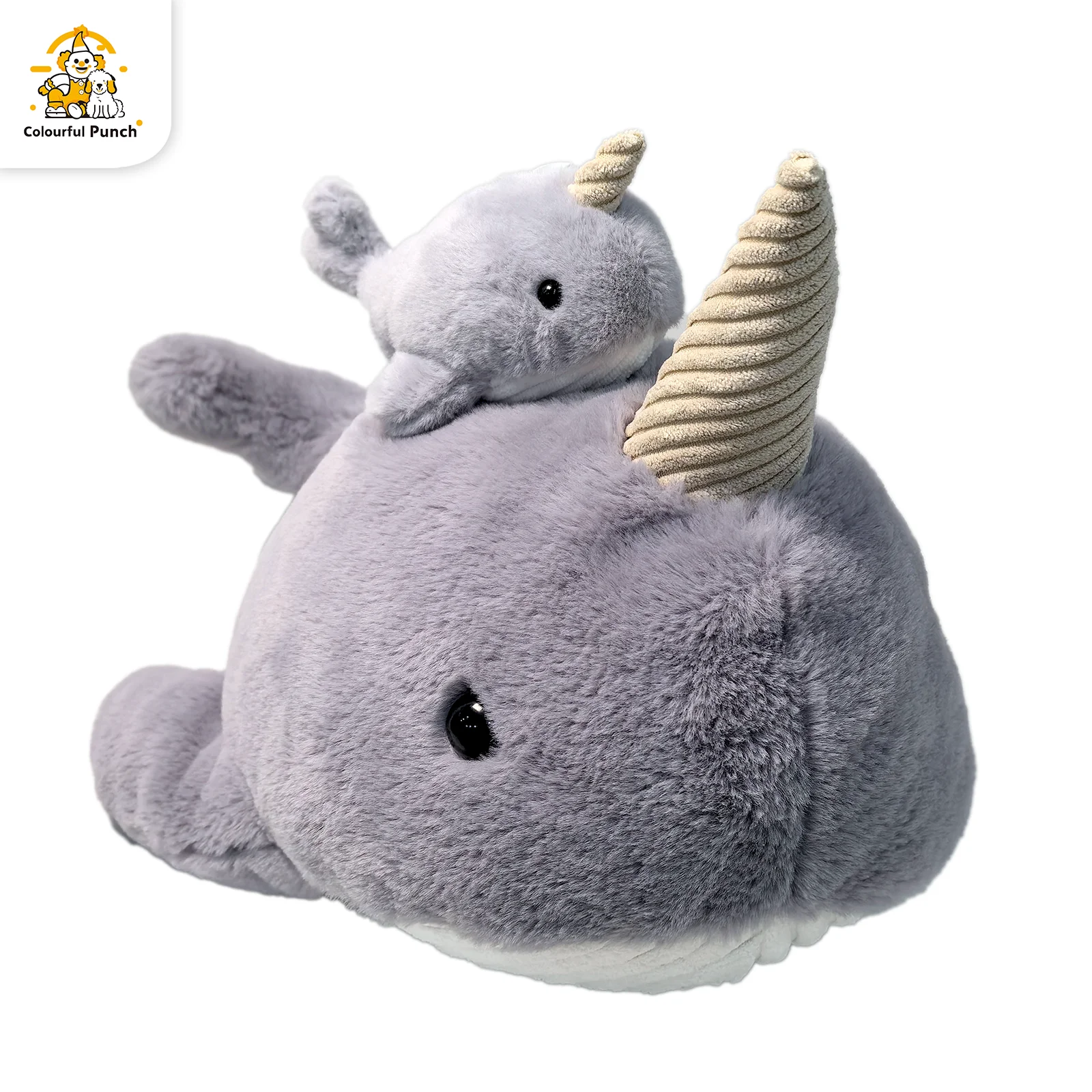 ユニコーンクジラの癒し人形、乳幼児や幼児向けのインタラクティブな仲間のおもちゃ