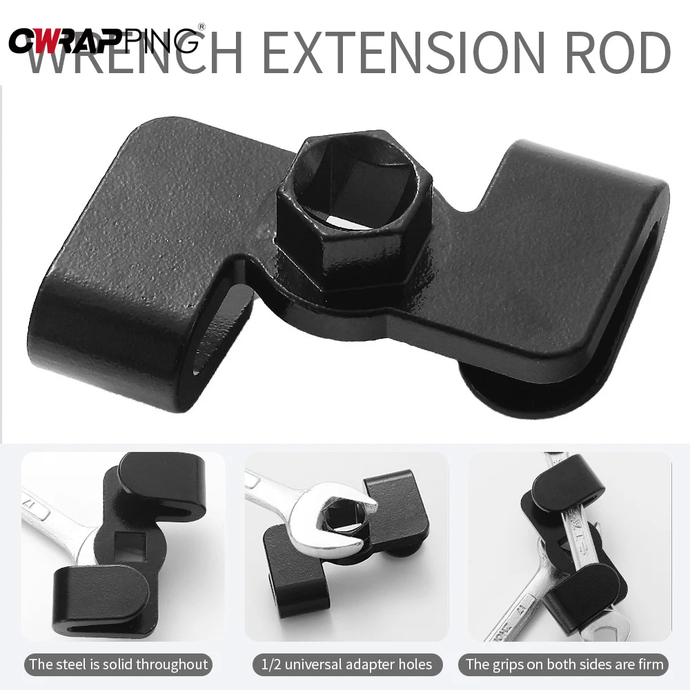 

Wrench Extender 1/2 Inch Drive Breaker Bars/21 Mm Hex Drive Universal Wrench Extender Adaptor Extend Wrenches Tools for Car
