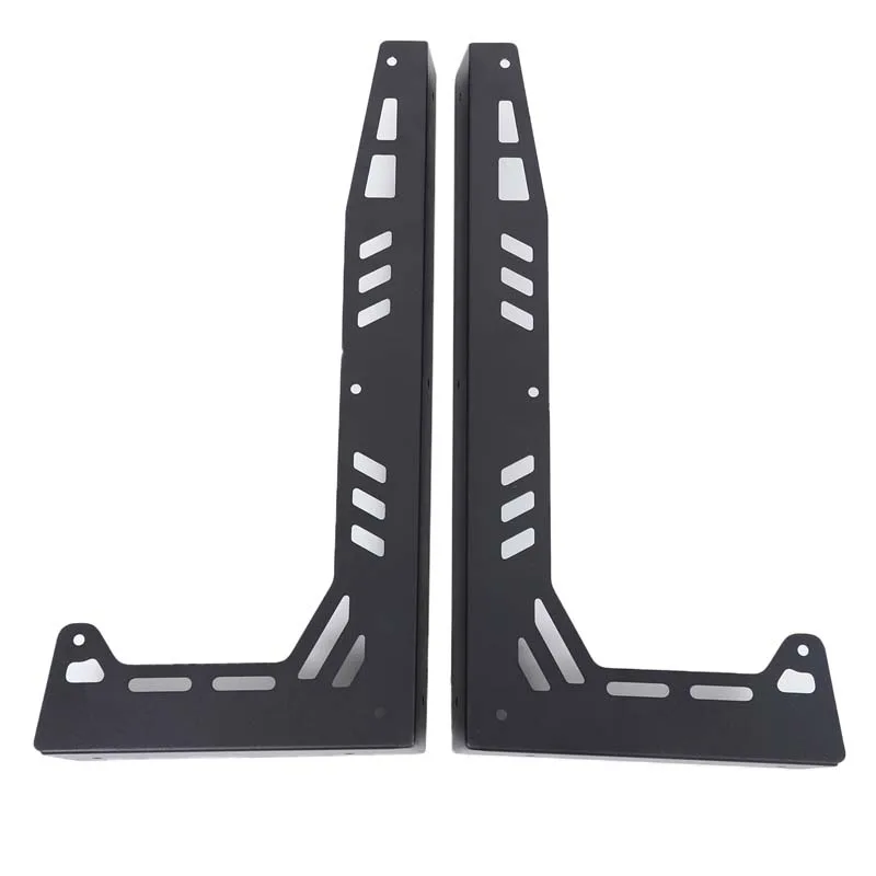 For Land Rover Defender 2004-2018 Black Aluminum Car Seat Fixing Plate Interior Modification Reinforcement Accessories