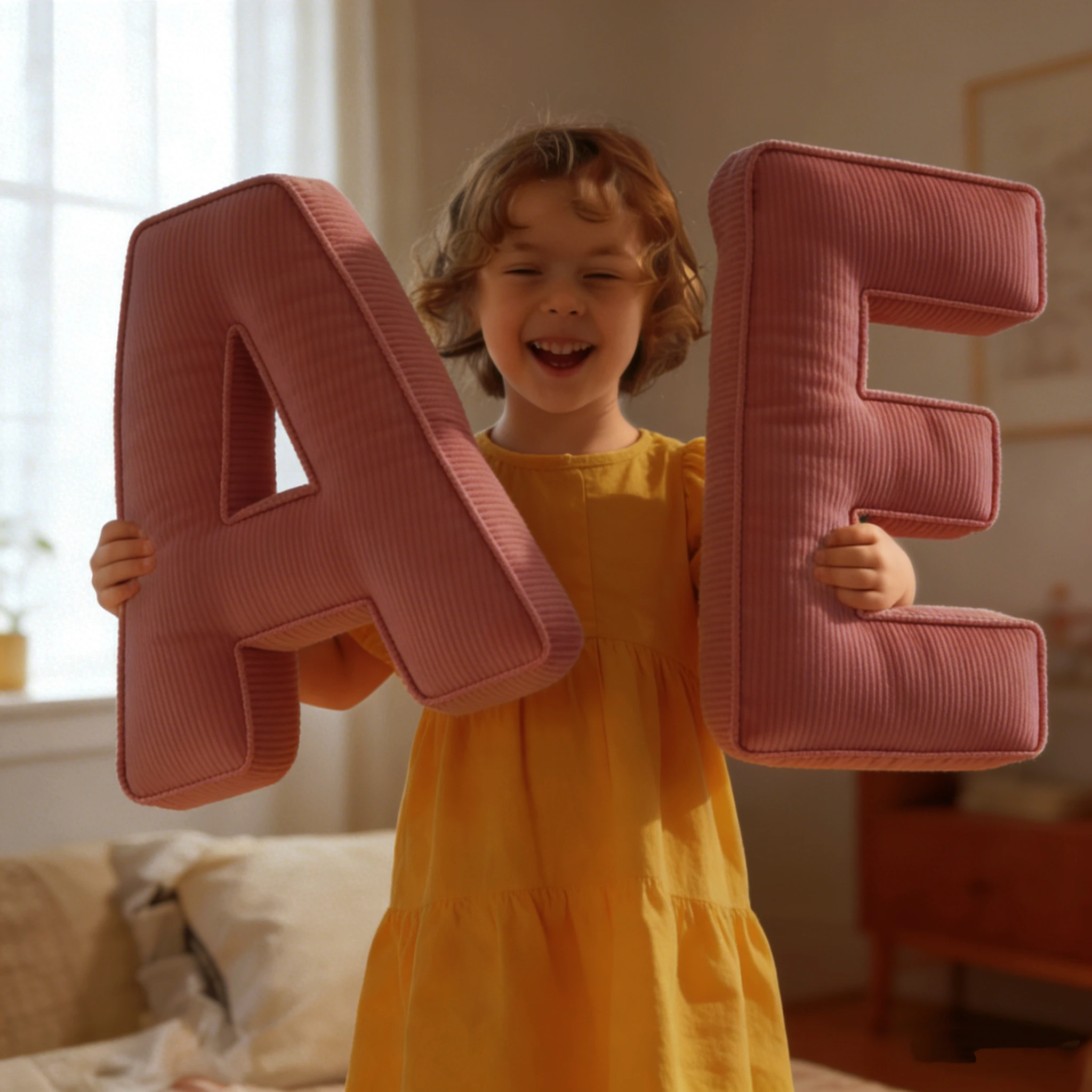 INS New Abc 26 Lambswool Letter Pillow Sofa Birthday Background Photography Props