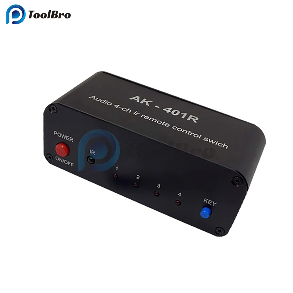 Imagem -03 - Interruptor de Controle Remoto para Placa Amplificadora Distribuidor de Sinal Selector Fonte Switcher ir Entradas Saída Rca dc 12v Canais