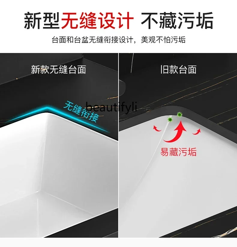 

Y13 Integrated basin, bathroom cabinet combination, toilet washbasin, wash basin cabinet combination
