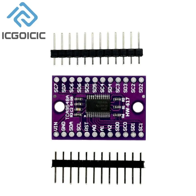 TCA9548A 1-do-8 I2C 8-kierunkowa wielokanałowa karta rozszerzeń Płytka rozwojowa modułu IIC