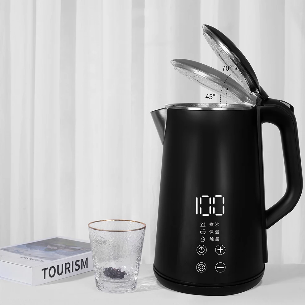 1.6L Electric Kettle Household Thermostatic Kettle Automatic Heat Preservation Teapot 304 Stainless Steel Liner Health Pot 220V