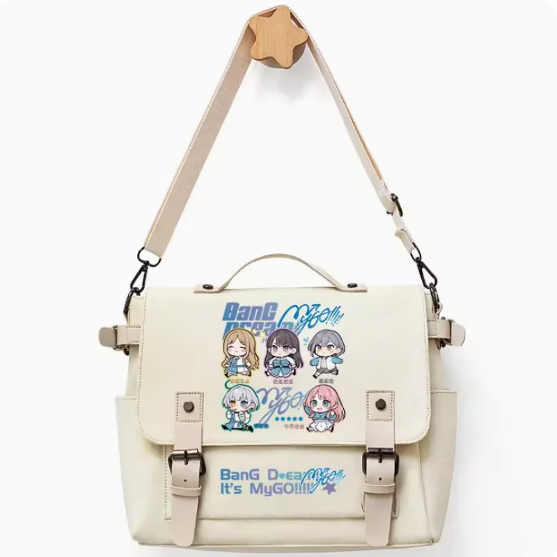 

Anime BanG Dream! It's MyGO Bag Belt Decoration School Bag Fashion Leisure Teenagers Student Messenger Handbag