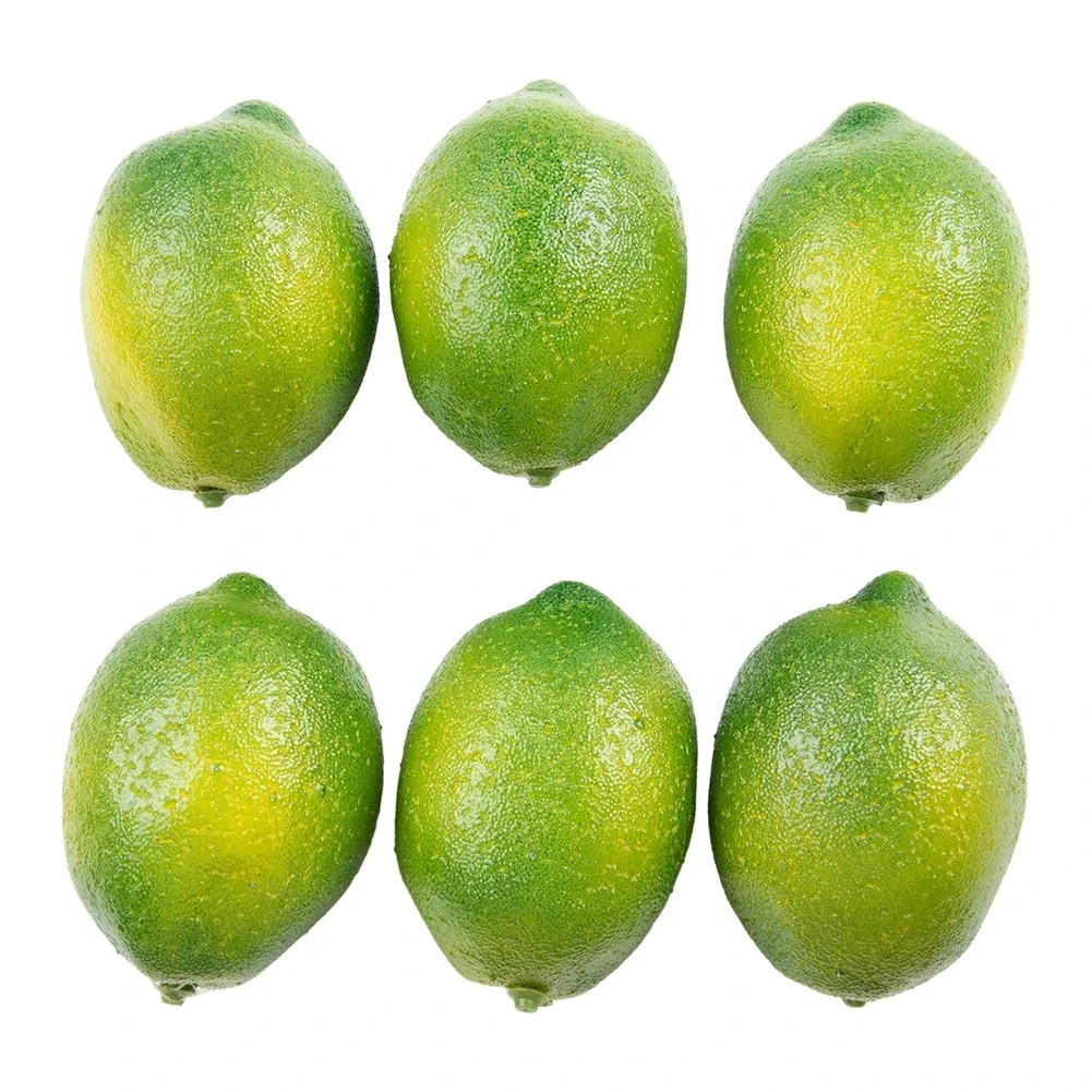 Artificial Lemons Versatile Artificial Lemons 6 Piece Foam Fruits for Home Deco DIY Crafts and Photography Props