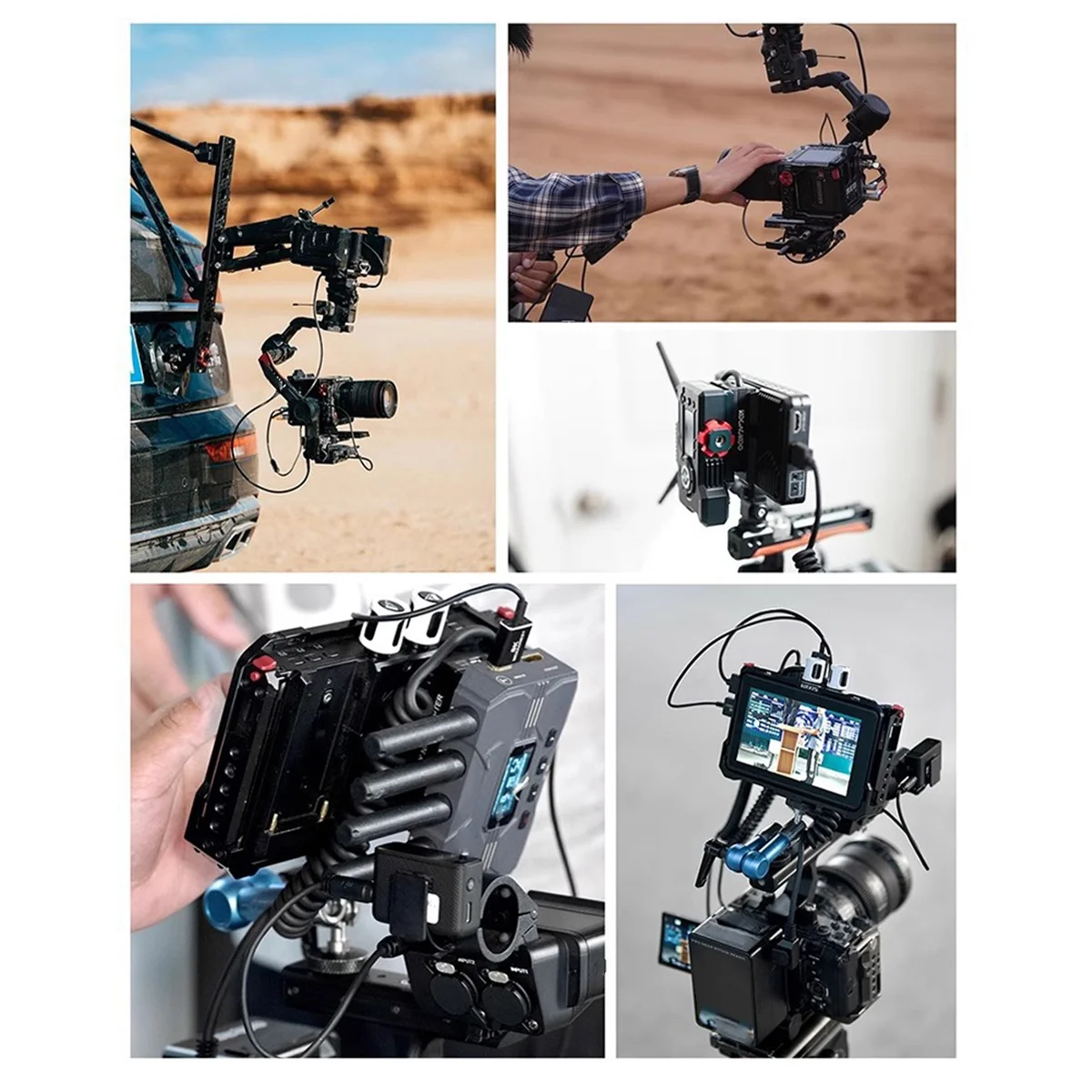 جديد 3C-D-TAP إلى NP-F550/970 الدمية البطارية NP-F سلسلة على الوجهين بطارية الدمية شاشة الكاميرا نقل الصور التصوير الفوتوغرافي