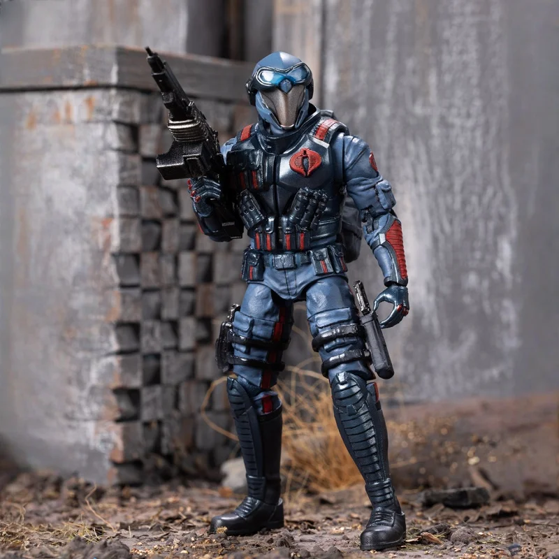 

Hiya G.I.Joe Cobra Viper 1/18 Scale Action Figure - the Rise of Cobra Movable PVC Mini Series Collectible Toy Model for Gifts