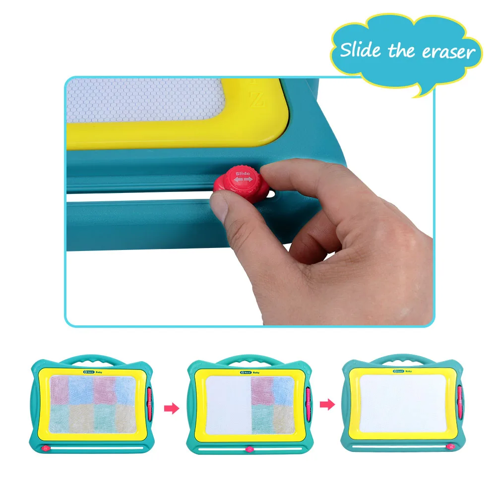 Jouets de planche à dessin pour filles et garçons de 3 ans et plus, cadeaux d'anniversaire et de noël, jouets d'apprentissage éducatif pour enfants, gribouillage effaçable aux couleurs