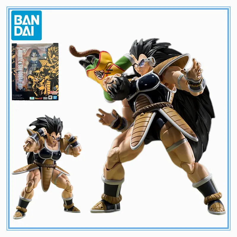 Original Genuine S.H.Figuarts RADITZ & SON GOHAN -KID- Exclusive Edition Bandai Anime Model Toys Action Figure Gifts Collectible