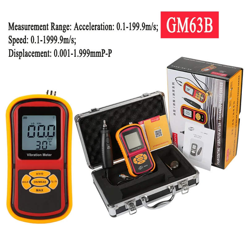 BENETECH GM63B Vibration Meter / Vibration Tester