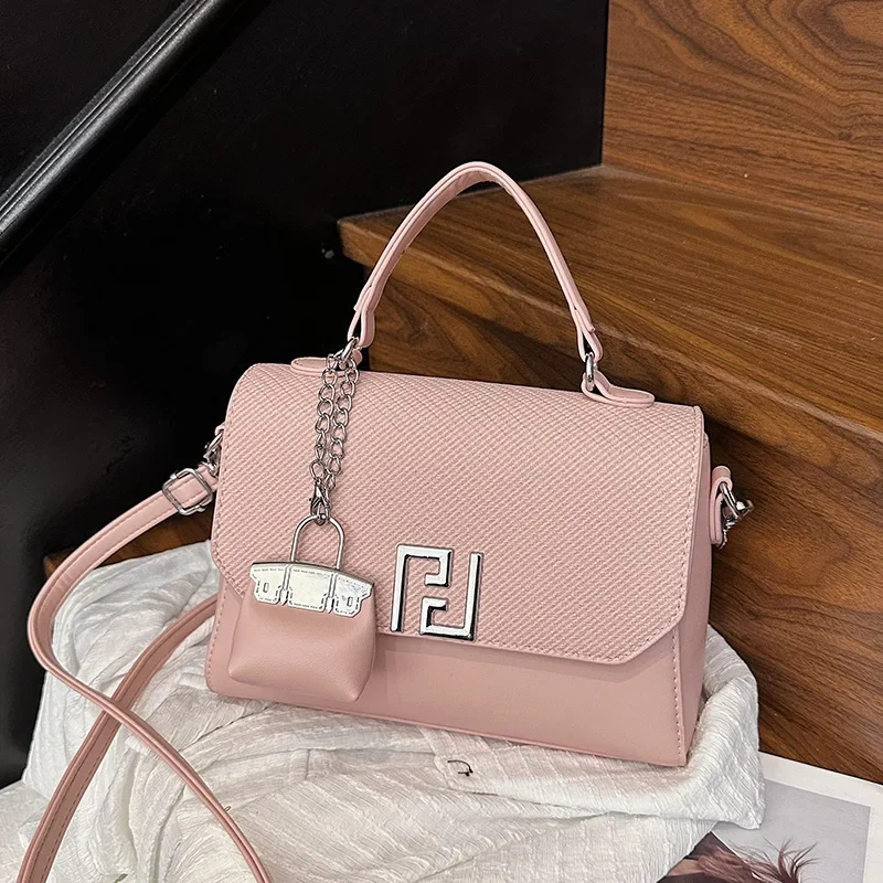 

2025 Trendy Women's Compact Square Tote Bag Slim Crossbody & Shoulder Bag Multi-use Design for Daily Fashion Essentials