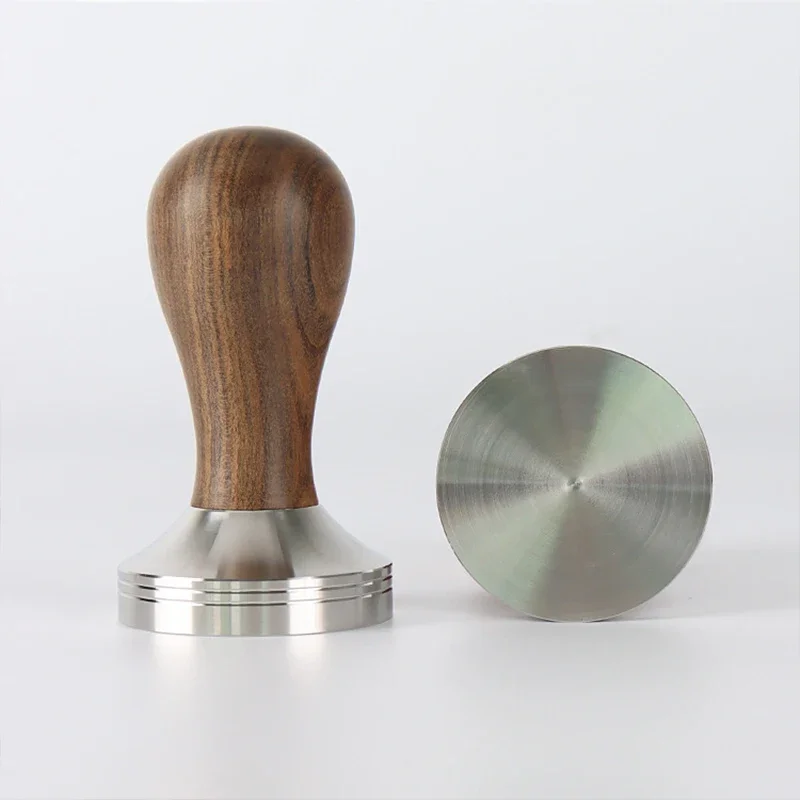 Wooden 304 Stainless Steel Coffee Tamper Base 51/53/58mm with Espresso Machines Barista Tools Barista Espresso Accessories 5