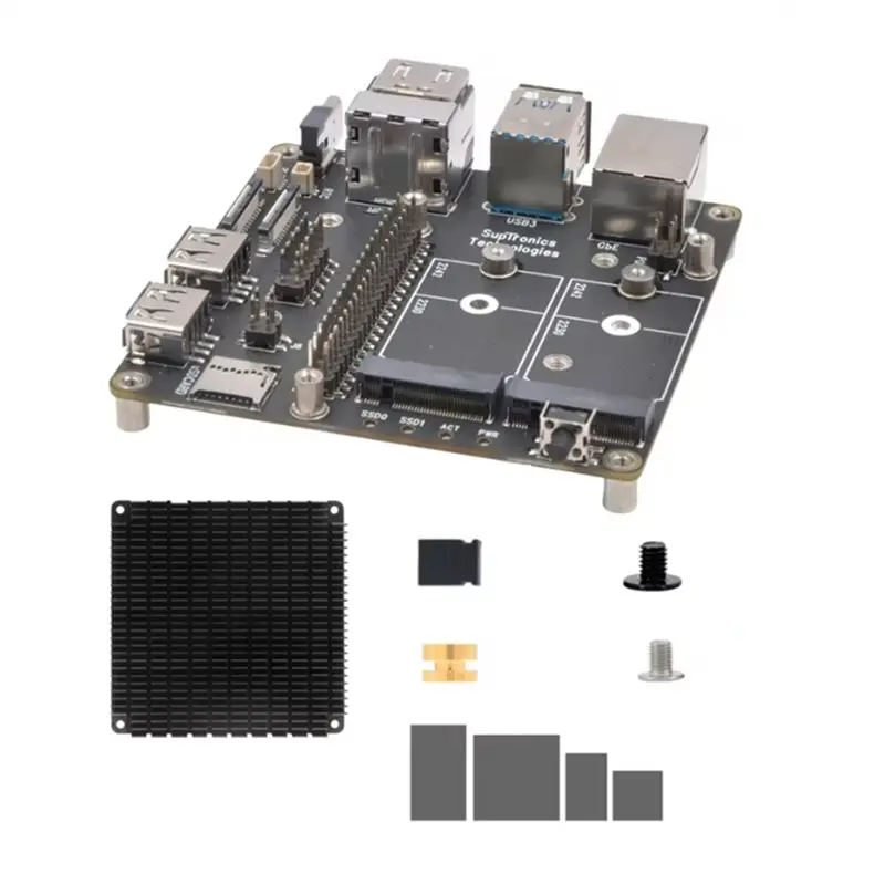 

【SURPIRE】X1507 Пассивное охлаждение для платы Raspberry Pi CM5 IO, без шума, превосходная производительность
