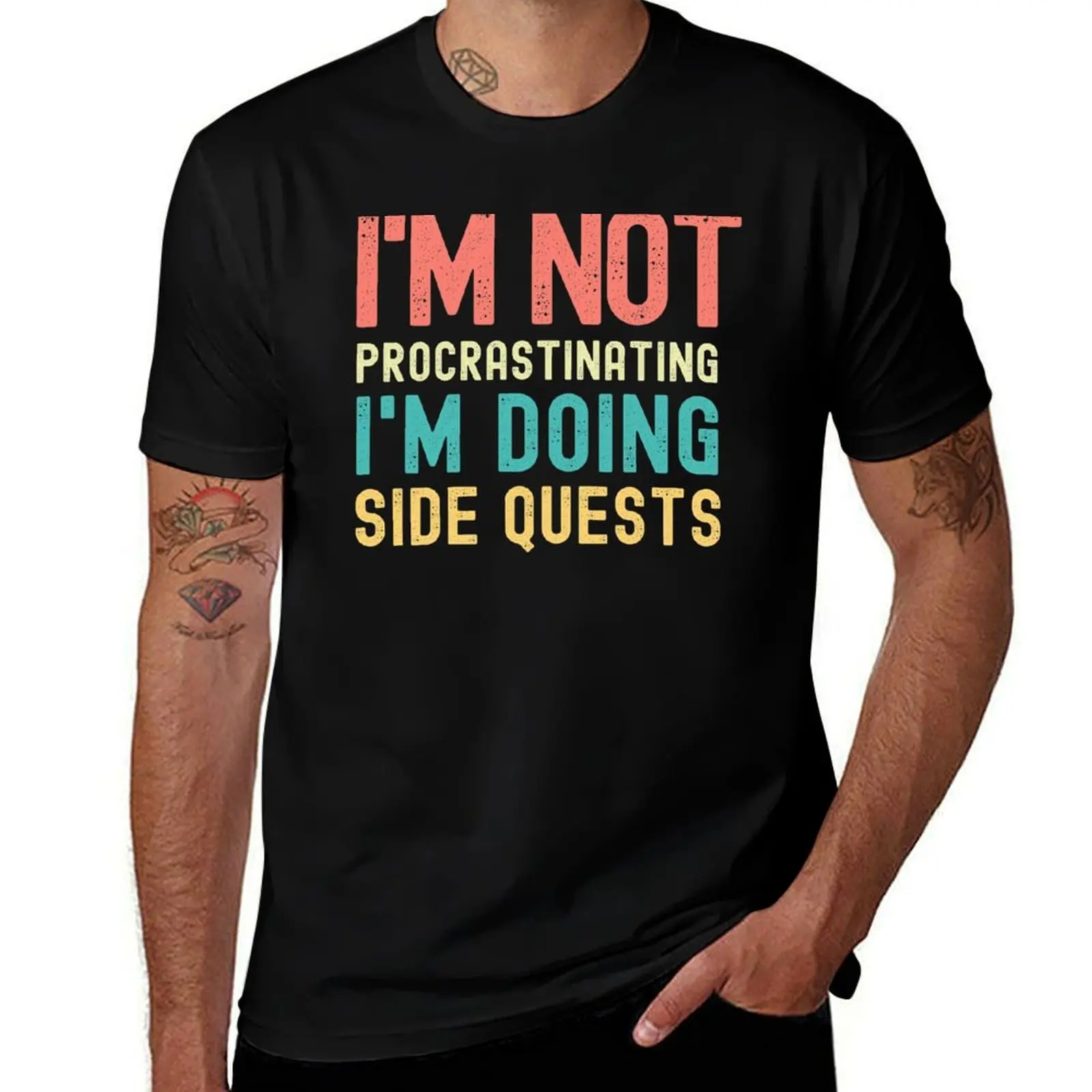 

I'm not procrastinating I'm doing Side Quests T-Shirt anime t shirts for man man t shirt luxury T-Shirt