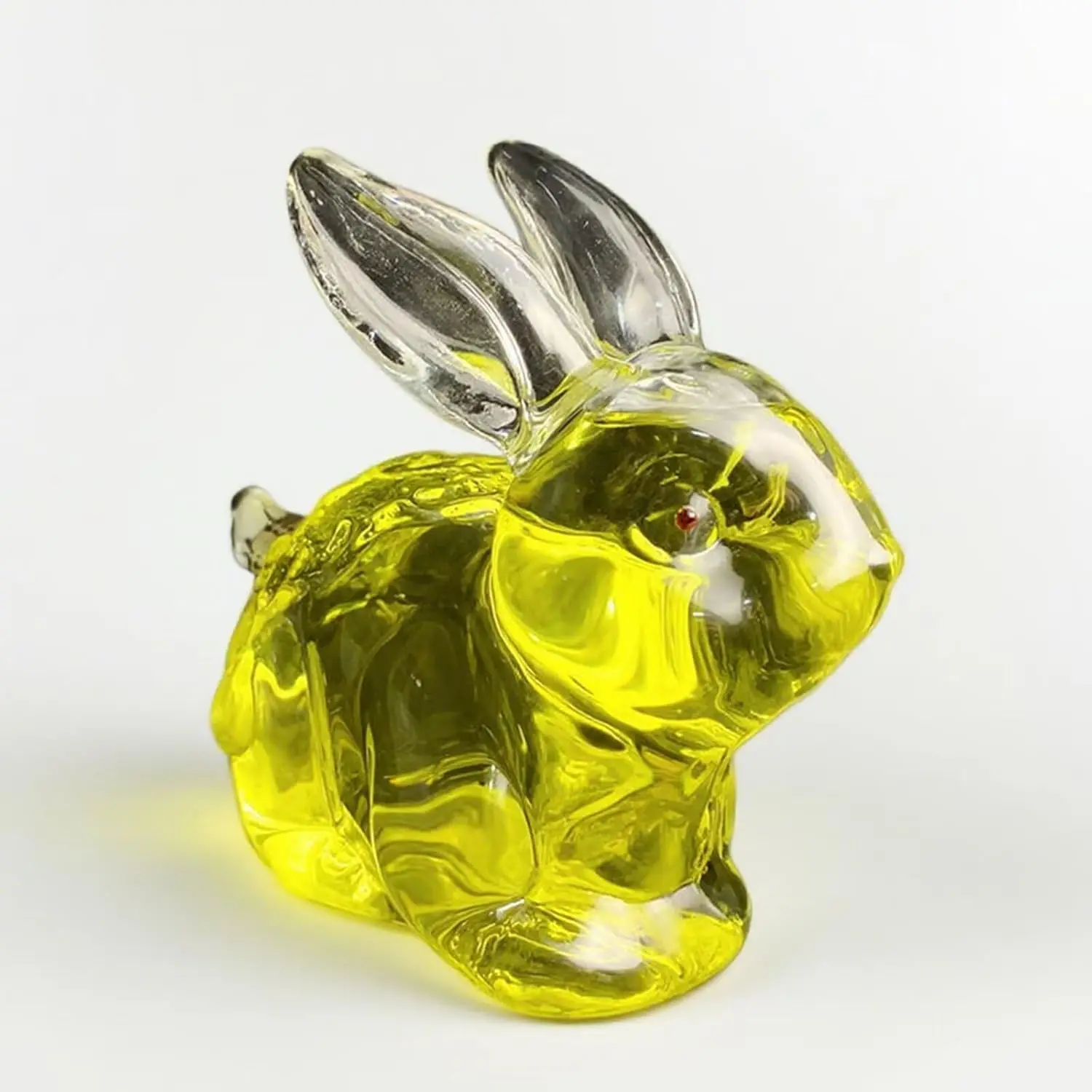 

Whiskey Bottle Rabbit 1L Novelty Glass Decanter Empty Wine Bottle Hand Blown Home Bar Decor Gift for Men Alcohol Lover Collector