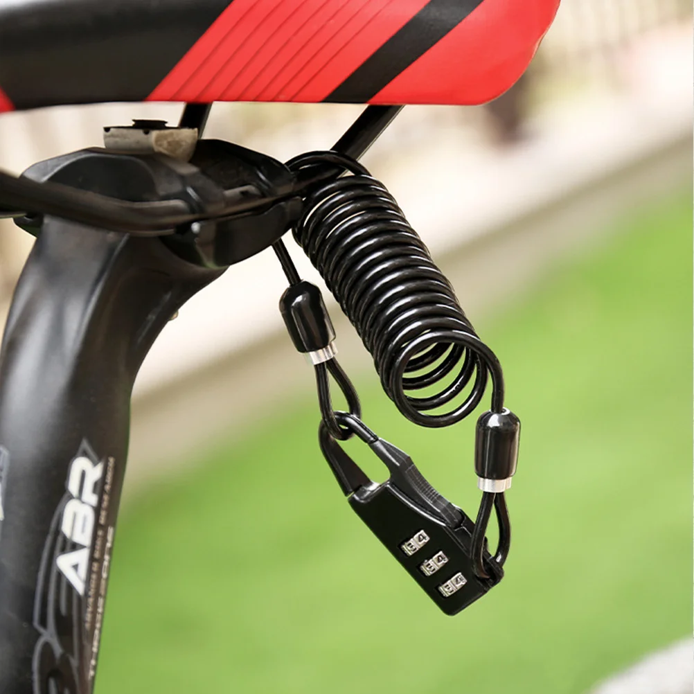 1Pcs Bike Coded Lock Three-Digit Password Durable Lock for Bicycle Motorcycle Scooter Padlock