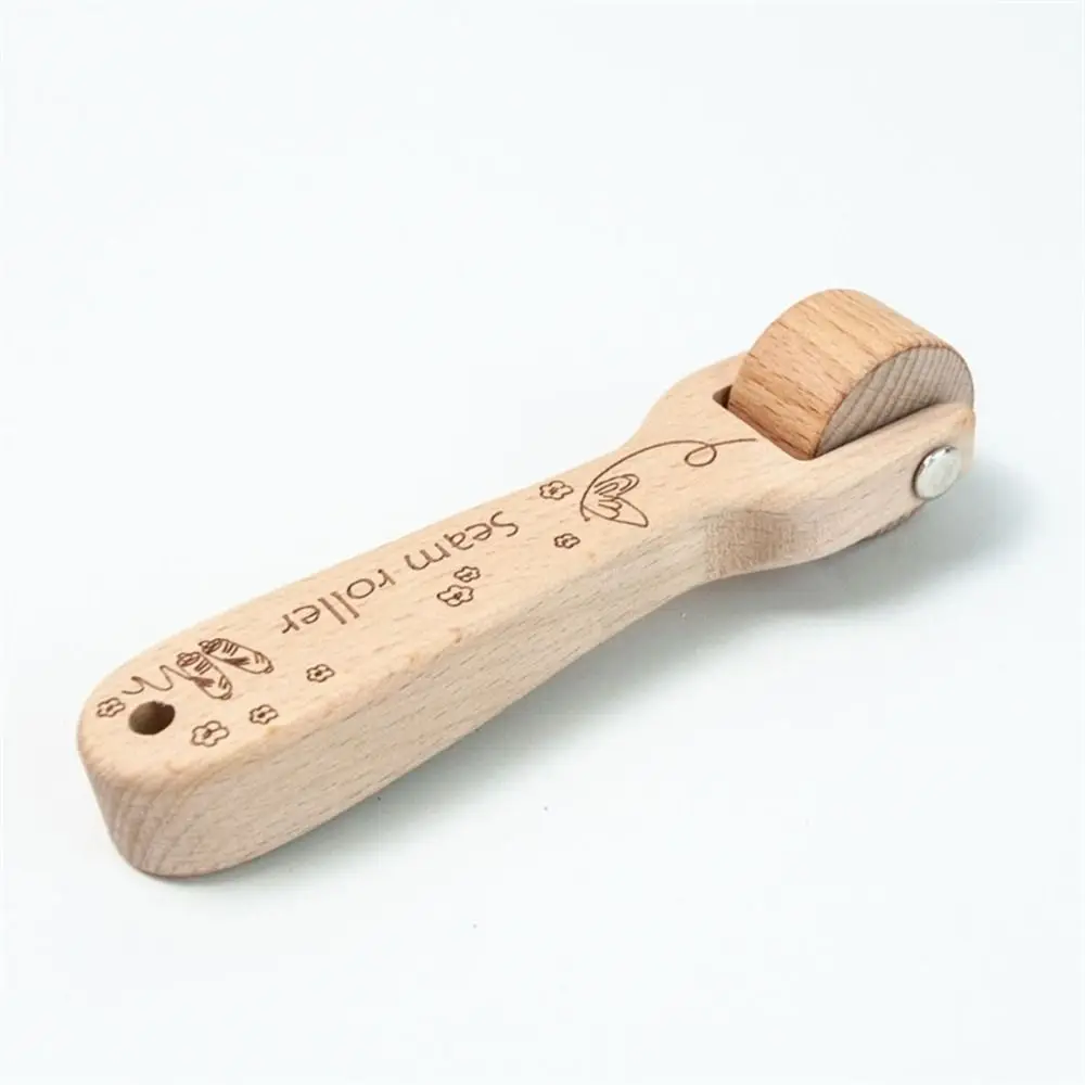 Neue Tapete Für Quilten Nähen Drücken Rad Buche-Holz Presse Quilten Werkzeug Tapete Roller Roller Rolle Naht Roller