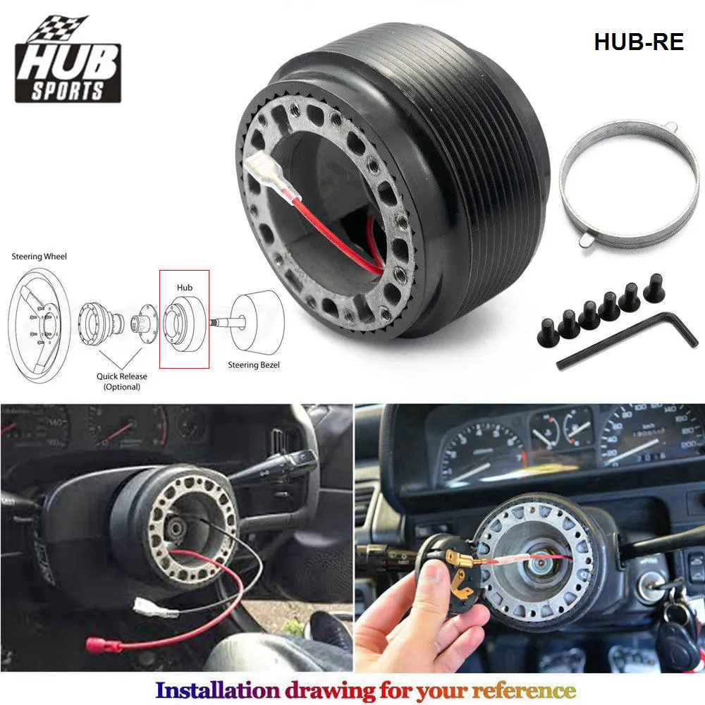 Racing Steering Wheel Hub Adapter Boss Kit For Renault 6-Bolt Steering wheel HUB-RE